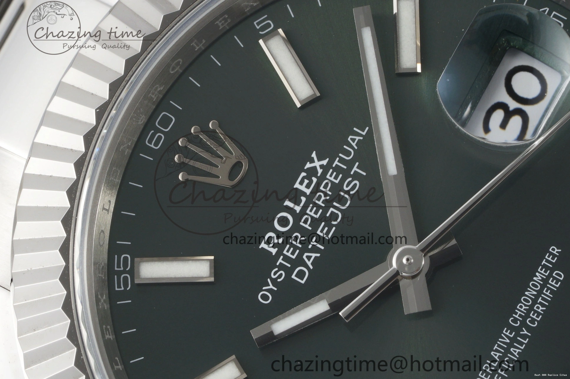 AAA Replica Watches Oyster 1:1 Packable 904L Bracelet 41 Stick 2154 DateJust NTF on Edition Steel Best 126334 VR Dial Green 1229